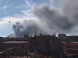 Vatican sky filled with smoke amid reports of an explosion