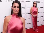 Kirsty Gallacher commands attention in busty pink gown