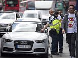 Parking wardens ticket cars after London Bridge attack