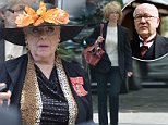 Julie Goodyear and Helen Worth at Roy Barraclough funeral