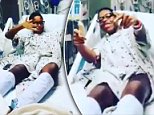 16-year-old dances in his hospital bed