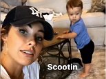 Katherine Webb shares video of son Tripp trying to walk