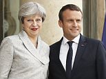 Macron and May prepare to watch England-France friendly