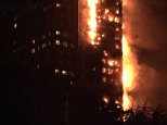 Grenfell Tower fire: Huge blaze engulfs London tower block