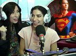 The Veronicas squeal as they fan girl over actor Dean Cain