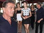 Sylvester Stallone treats wife daughters meal
