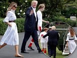 Trump heads to Camp David for the first time