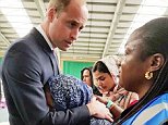 Prince William embraces sobbing Grenfell survivor
