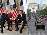 Trump to visit France at Macron's request for Bastille Day