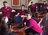 Portugal players perfect the 'Bin Challenge'