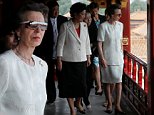 Princess Anne explores Beijing's Forbidden City