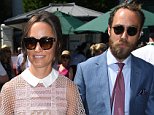 Pippa Middleton and brother James attend Wimbledon