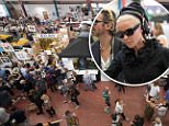Daphne Guinness spotted at the Vauxhall Art Car Boot Fair