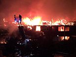 Medical centre is destroyed by huge blaze