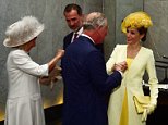 Spain's Queen Letizia meets the Queen and Prince Philip