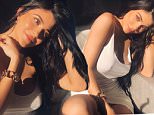 Kylie Jenner forgets to wear bra as she poses in dress