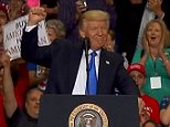 Trump takes victory lap on health care vote at Ohio rally