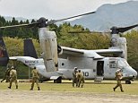 Marines aircraft GROUNDED for 24 hours after Osprey crash