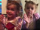 Little girl throws a fit after first day at preschool