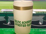 Celtic academy players wear white bands around weaker foot