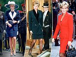 Power suits that showed Diana meant business