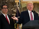 Steve Mnuchin stands by Trump after letter from classmates