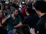 Far-right activists clash with anti-facists in Barcelona