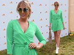 Lydia Bright wows in green minidress at V Festival