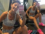 Davina McCall shows off abs and legs on Instagram