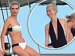 Swimsuit-clad Cara and Poppy Delevingne party in St Tropez