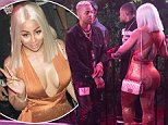 Blac Chyna chats up ex-boyfriend Mechie at music event