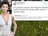 Ruby Rose faces backlash after donating to LGBTQ victims