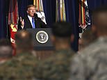 The Latest: Mattis to decide size of Afghanistan troop hike