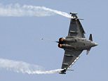 Italian Typhoon jet crashes into the sea during airshow