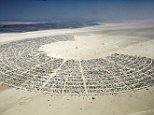 Burning Man festival-goers create impressive spectacle
