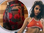 Caitlin Stasey tries on completely sheer pants