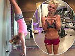 Britney Spears shows off legs during workout on Instagram