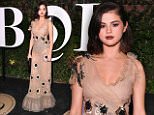 Selena Gomez is sheer daring in floral Rodarte gown