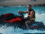 Conor McGregor enjoys jet skiing and partying on boat