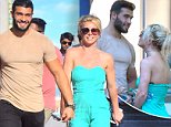 Britney Spears and beau PDAS at Disney with her sons