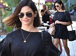 Jenna Dewan shows off her toned legs in an LBD