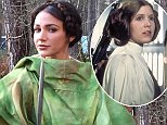Michelle Keegan channels her inner Princess Leia