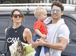 Matty J and Laura Byrne step out with nephew George