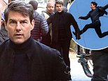 Tom Cruise back on set for first time since breaking ankle