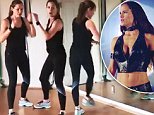 Jennifer Garner, 45, works out hard in gym