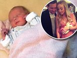 Helen George reveals newborn daughter's name