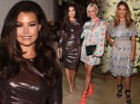 Jess Wright flaunts her curves in metallic bodycon dress