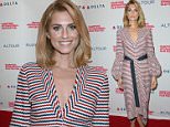 Allison Williams reveals ample cleavage in plunging gown