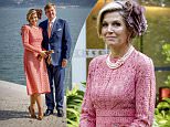 Queen Maxima is pretty in pink in Portugal