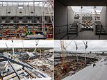 Tottenham's new White Hart Lane edges closer to completion
